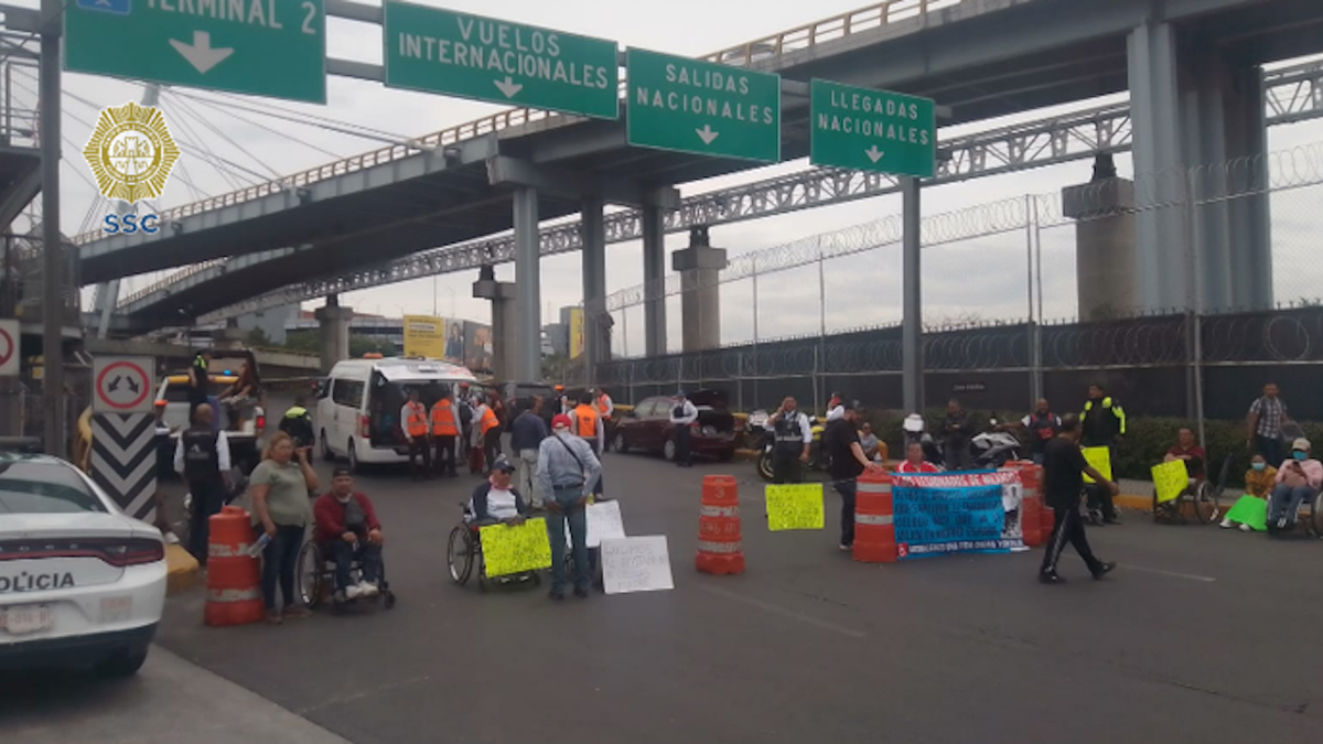 La manifestación de este lunes