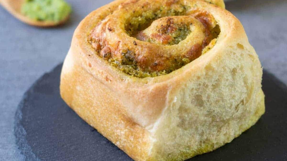 Rolls de pesto. Fuente: (Instagram)