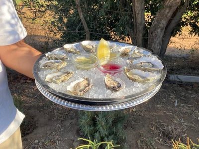Restaurante mexicano habilitó su gran jardín para atender a cielo abierto