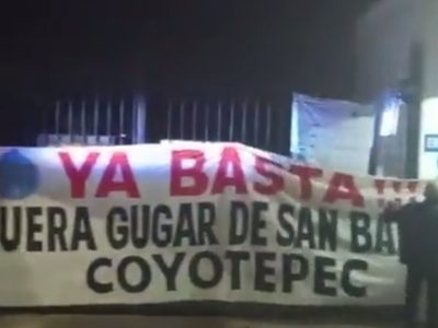 Habitantes de San Bartolo Coyotepec “recuperaron sus tierras” ocupadas por refresquera