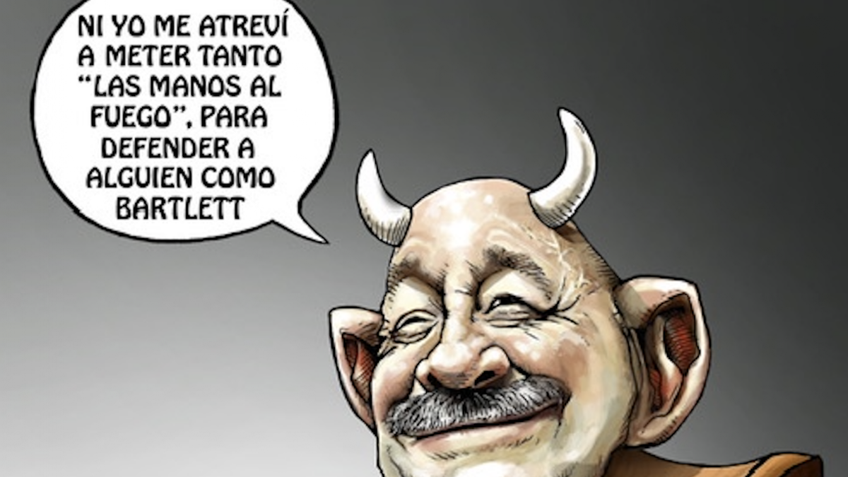 Vista previa del cartón "El fuego todo lo purifica", de José Antonio Rodríguez