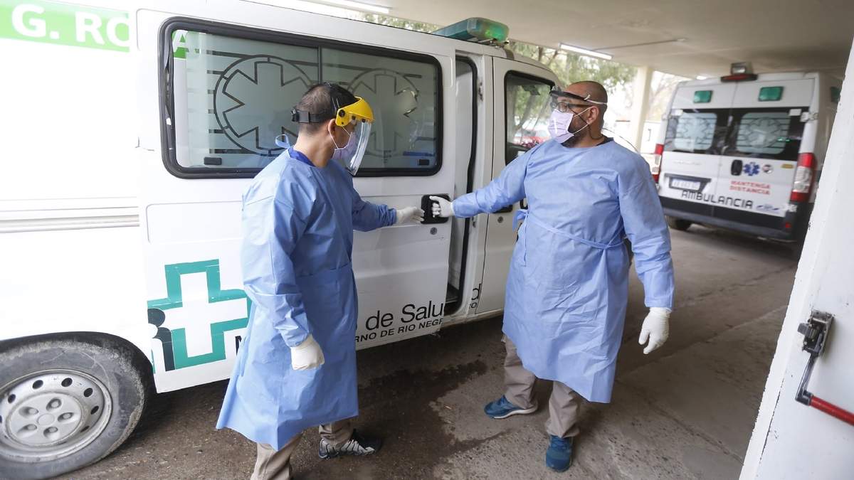 Coronavirus en General Roca. Fuente: (Twitter)