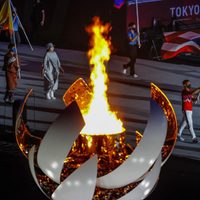 Un espectáculo de luces: así fue la ceremonia de despedida de los Juegos Olímpicos Tokio 2020
