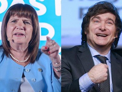 El polémico mensaje sin palabras que compartió Javier Milei en las redes post apoyo de Bullrich