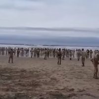 Mar de Ensenada devuelve dos cuerpos de militares arrastrados por las olas la semana pasada