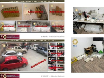 Aseguran 200 kilos de cocaína en Xochimilco; célula criminal vendía el kilo en 235 mil 600 pesos