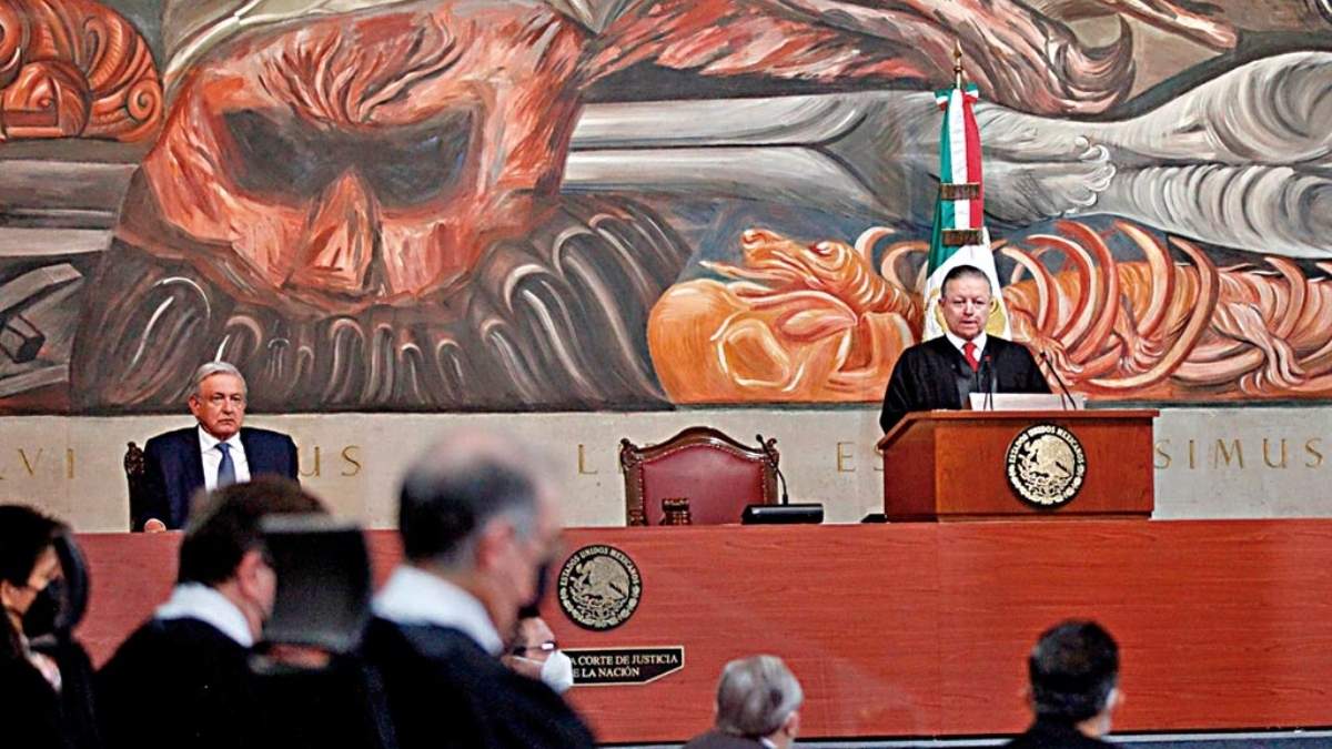 Andrés Manuel López Obrador y Arturo Zaldívar
