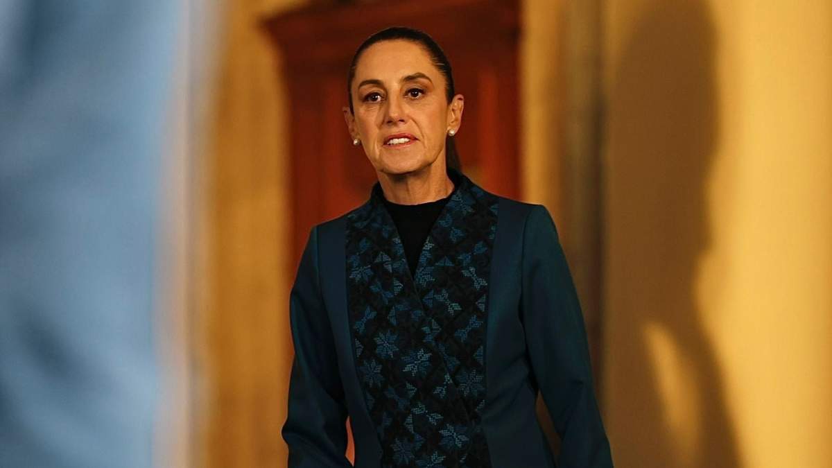 La presidenta Claudia Sheinbaum