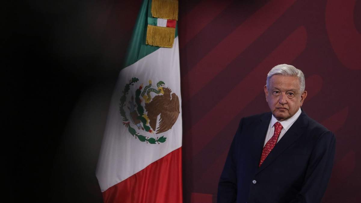 El mandatario durante la conferencia matutina de este miércoles