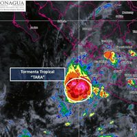 Se forma la tormenta tropical 'Tara” frente a costas de Colima y Michoacán