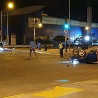 Madrugada en Neuquén con un impactante accidente de tránsito