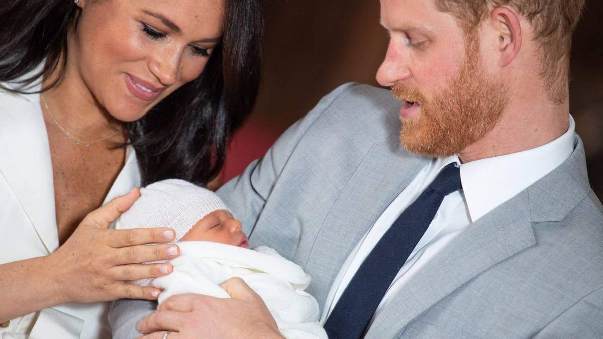 Meghan, Archie y Harry. Fuente: (Instagram)