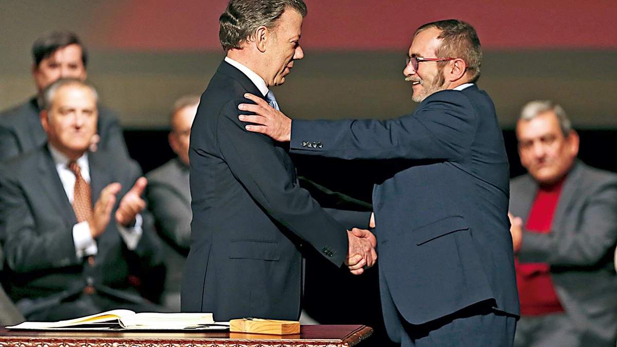 La firma de la paz en 2016