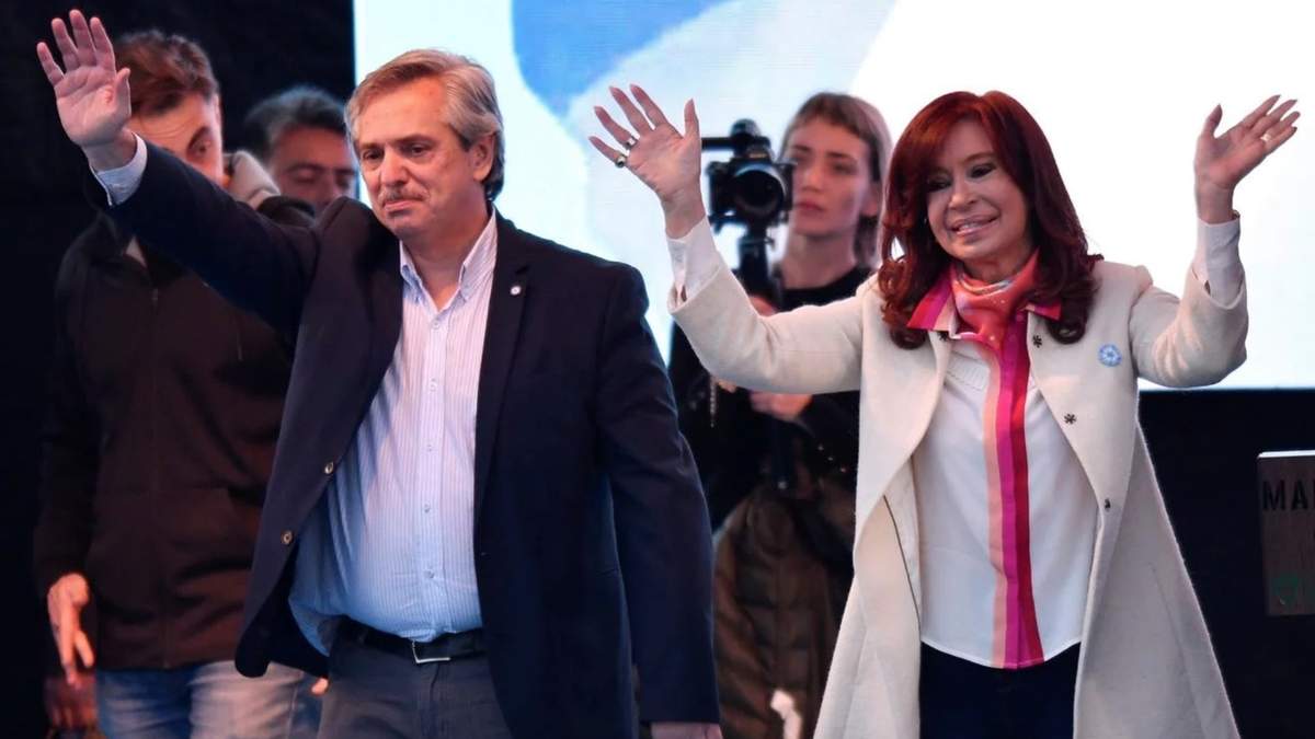 Alberto Fernández y Cristina Kirchner. Fuente: (Twitter).