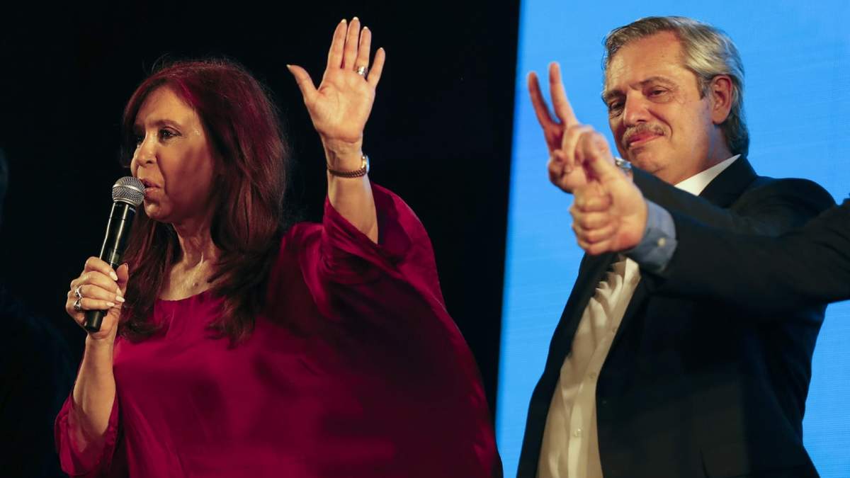 Cristina Kirchner y Alberto Fernández. Fuente: (Twitter)