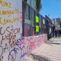Colectivos protestan en Palacio de Justicia en Durango por liberación de presunto violador de niña