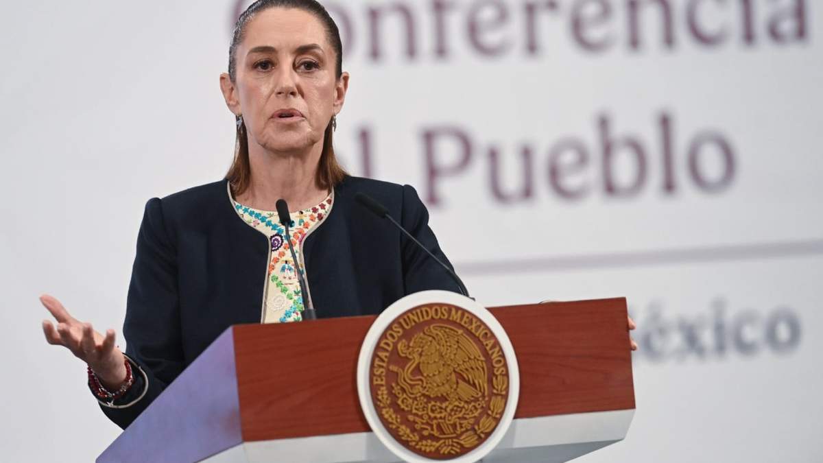 La presidenta Claudia Sheinbaum