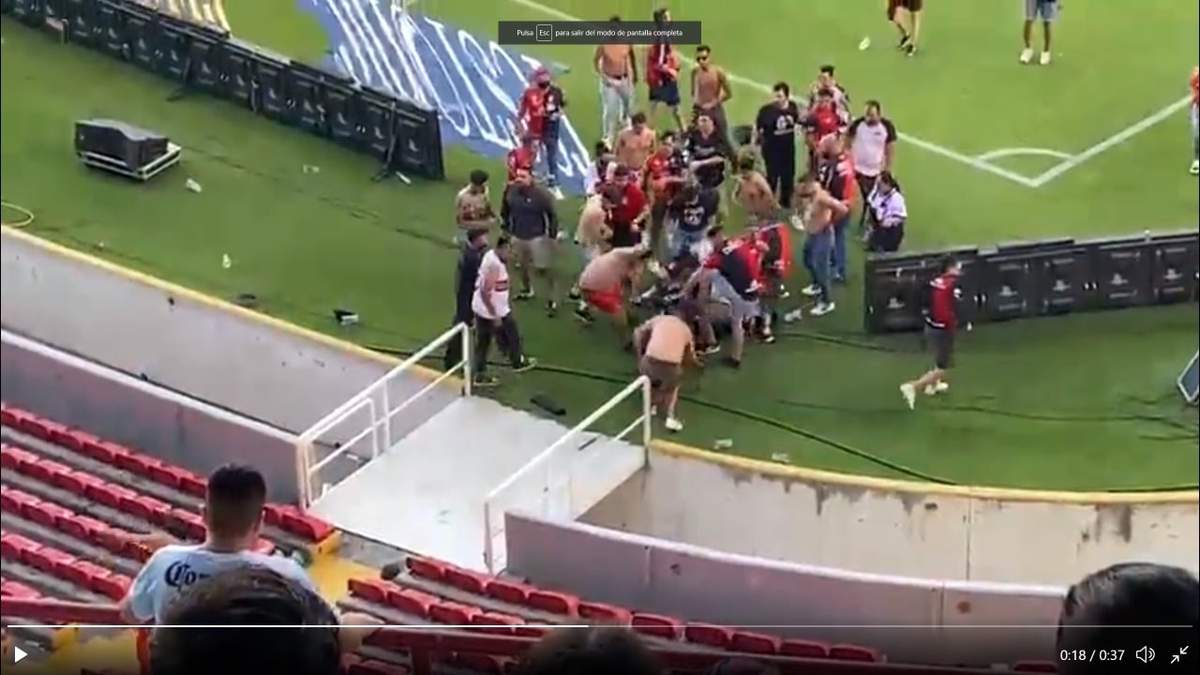 Violencia en el estadio Corregidora