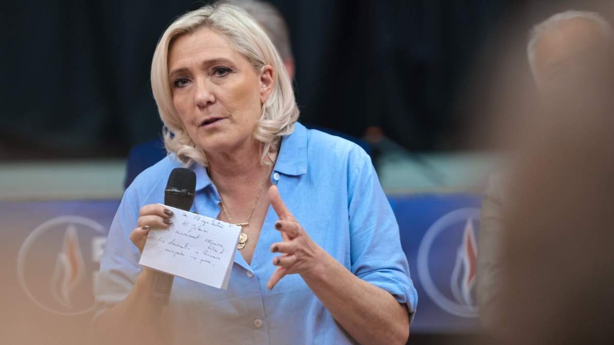 Marine Le Pen, lideresa de la extrema derecha francesa