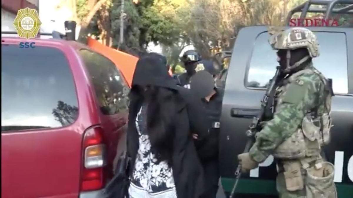 Lesly "V" fue detenida en la delegación Cuauhtémoc de la Ciudad de México