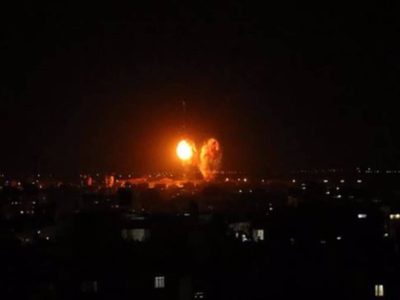 Israel dispara cohetes contra la Franja de Gaza en respuesta al lanzamiento de globos incendiarios