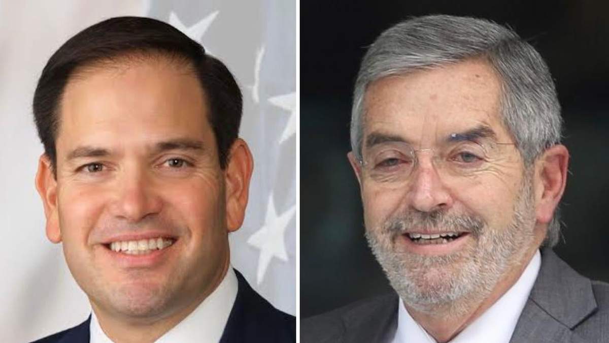 Marco Rubio y Juan Ramón de la Fuente
