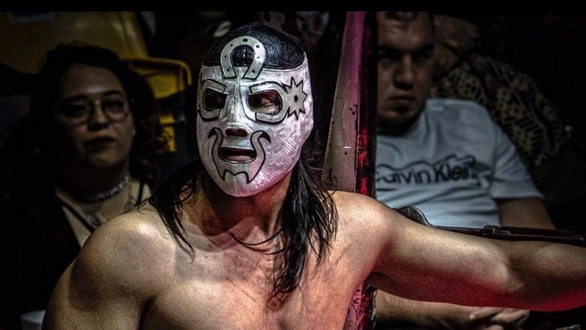 El luchador “Cuatrero”, perteneciente a la Lucha Libre AAA Worldwide