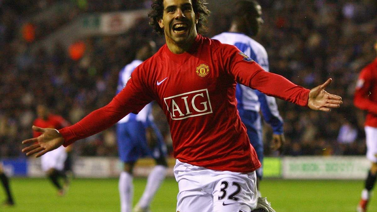 Carlos Tevez, en el Manchester United. Fuente (Instagram)
