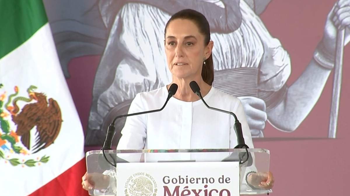 Claudia Sheinbaum en Palenque, Chiapas
