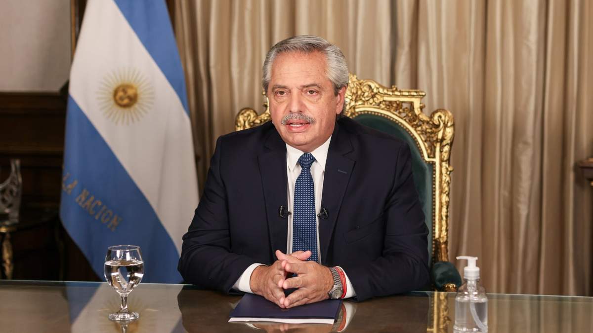 Alberto Fernández, presidente de la Nación. Fuente: (Twitter)