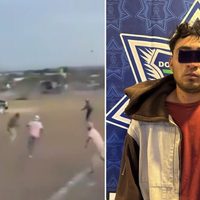 Camioneta irrumpe en campo de futbol y embiste a dos hombres en Guanajuato (Videos)