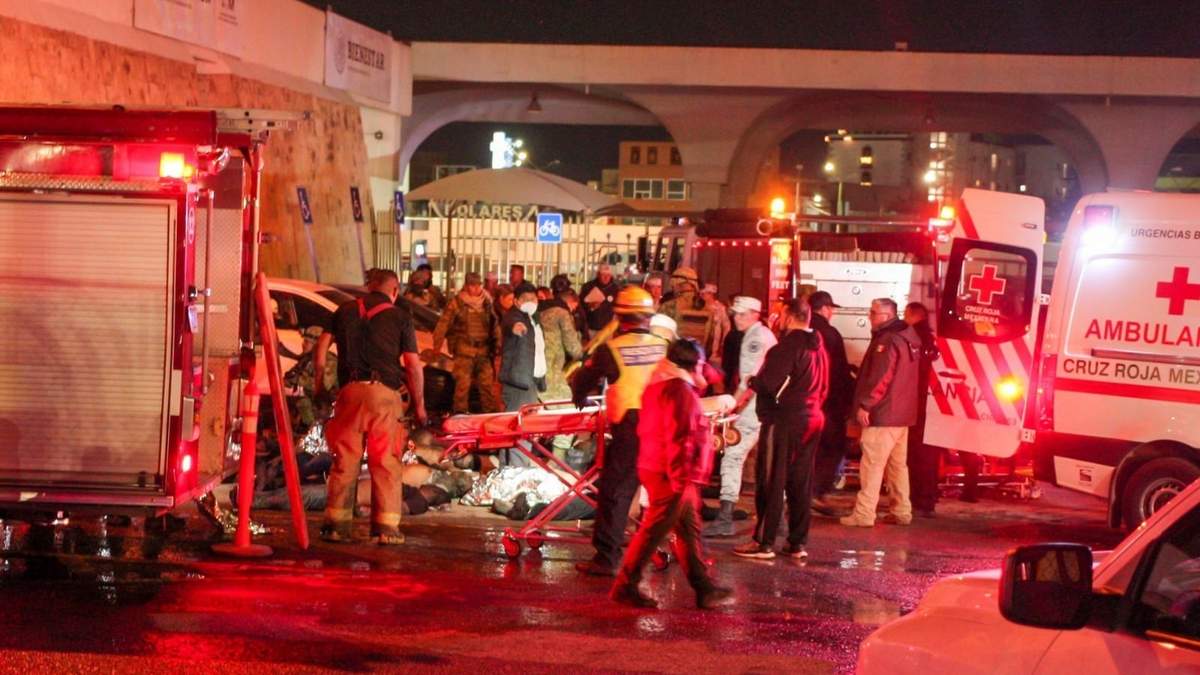 Migrantes muertos en incendio