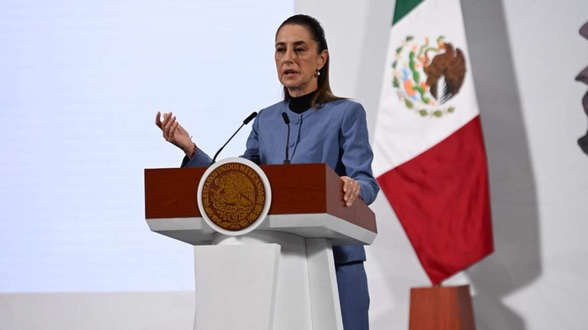 La presidenta Claudia Sheinbaum