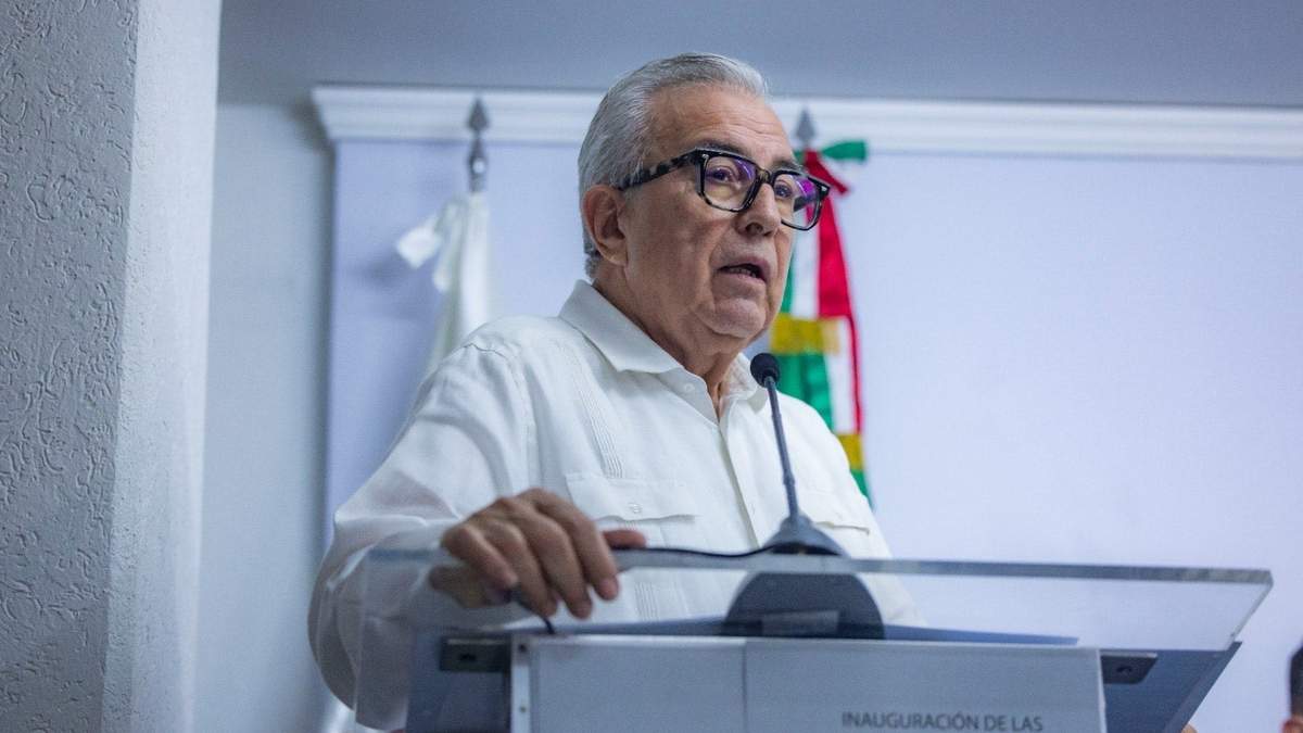 El gobernador con licencia, Rubén Rocha Moya