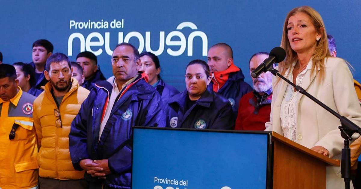 "No voy a ser muy distinta de lo que siempre soy", dijo Ortiz Luna cuando comenzó a hablar. Fuente: (Prensa Gobierno)
