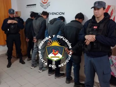 Desvalijaron una casa en centenario y terminaron detenidos