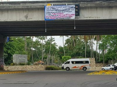 Con narcomantas, supuesto grupo armado anuncia una alianza delincuencial en Acapulco