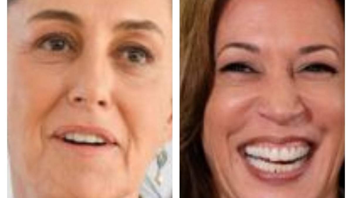 Sheinbaum y Kamala Harris