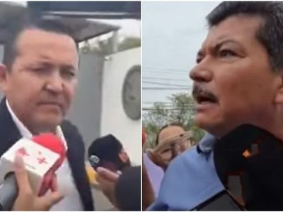 Rocha Moya, Inzunza y Gámez llegan en vehículos blindados a la FGR; Castro y Almanza acuden a pi
