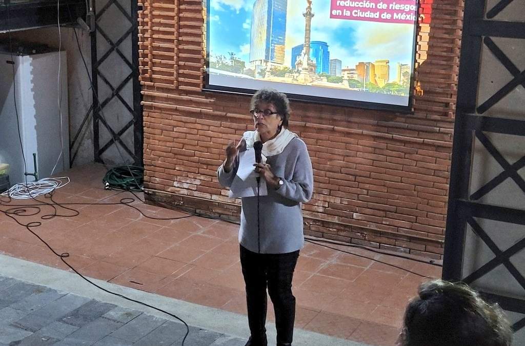 La titular de la Secretaría de Gestión Integral de Riesgos y Protección Civil de la CDMX, Myriam Urzúa