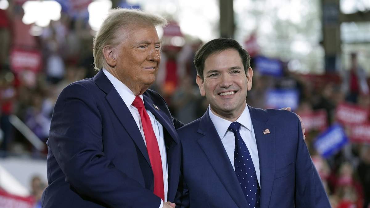 Donald Trump y su futuro secretario de Estado, Marco Rubio