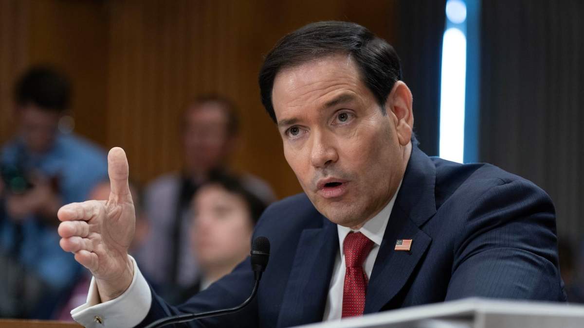 Marco Rubio en su comparecencia