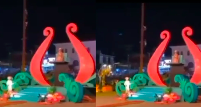 El momento de la caída