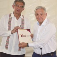 Visita AMLO aduanas de Tamaulipas y anuncia inversión por 10 mil mdp