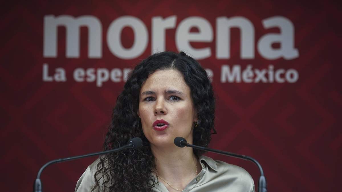 La Presidenta Nacional del Comité Ejecutivo Nacional (CEN) de Morena, Luisa María Alcalde