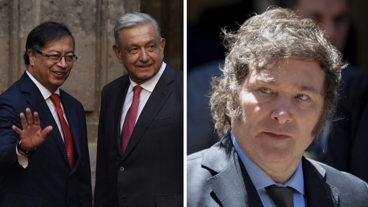 Gustavo Petro, López Obrador y Milei