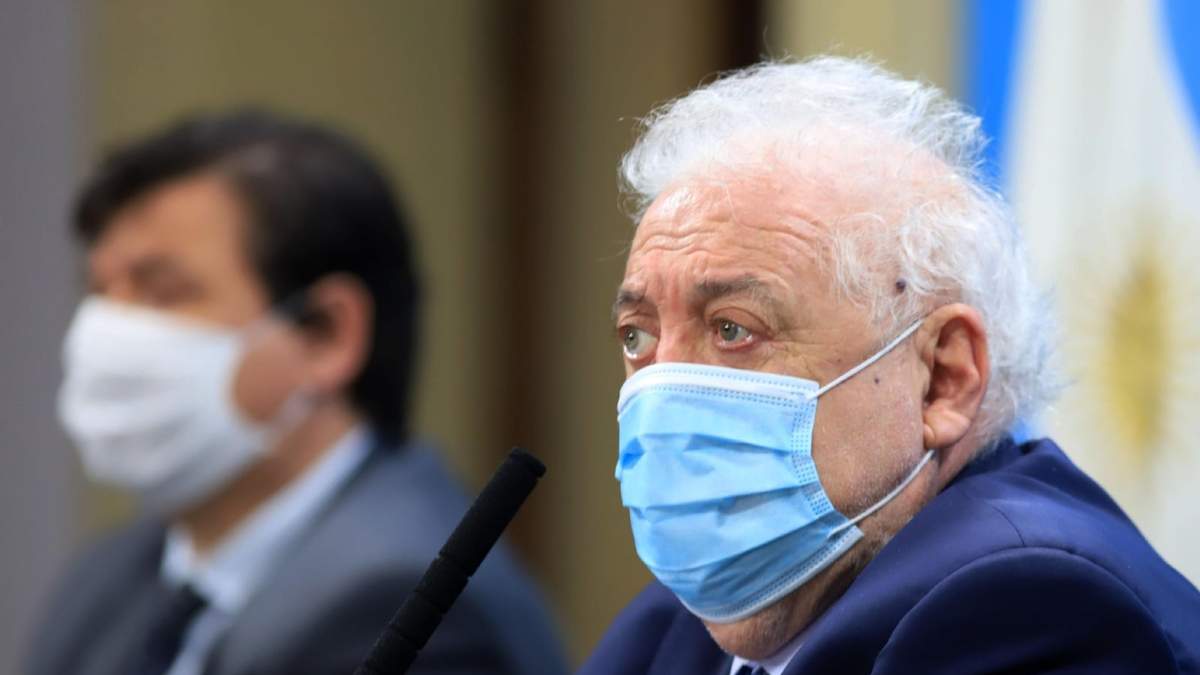 Ginés Gonález García, ministro de Salud de la Nación. Fuente: (Twitter)