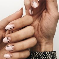 Nail Art: diseños de uñas súper chic con líneas, la tendencia que le da elegancia a tus manos