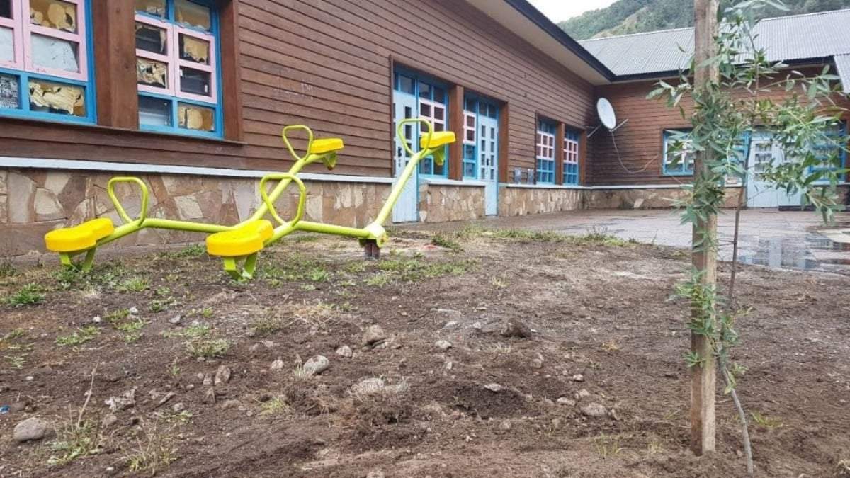 Jardín N°43 de San Martín de los Andes. Fuente: (Twitter)
