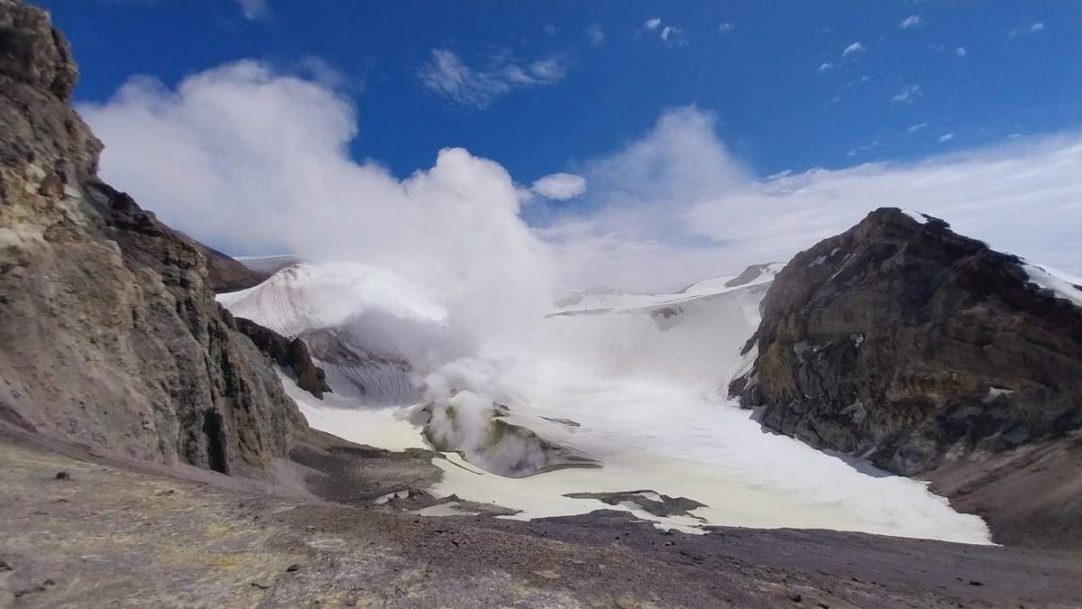 El volcán Copahue., Fuente: (X)